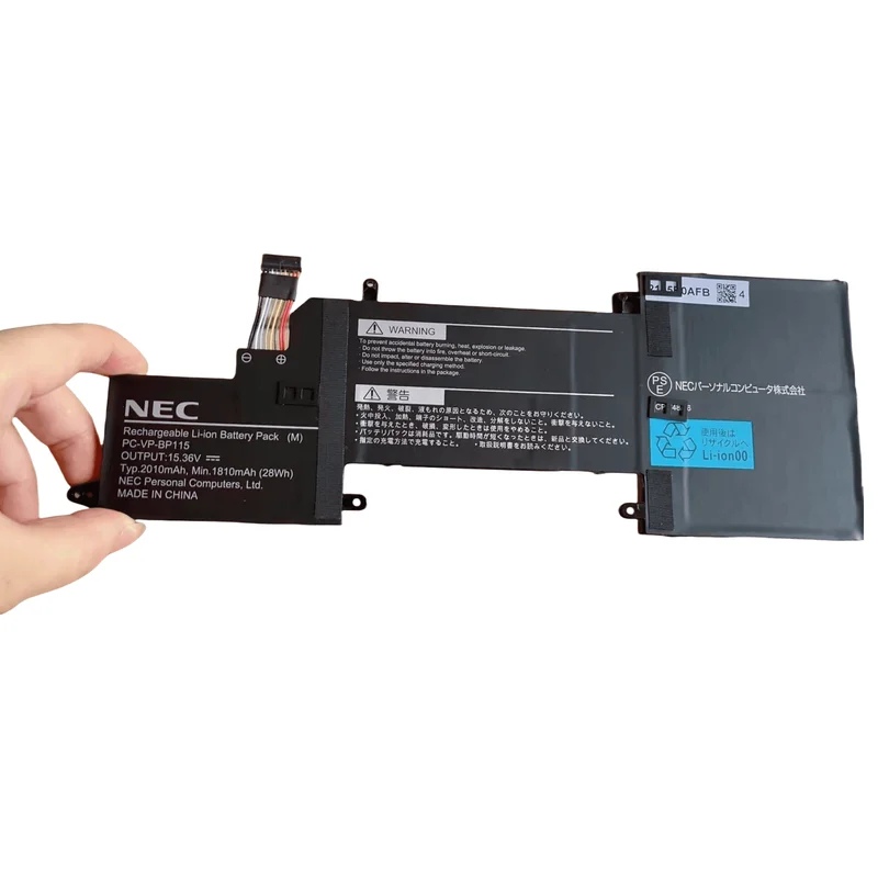 Authentic PC-VP-BP115 PC-VP-BP116 Battery Applicable NEC 3ICP4/48/78-2 2ICP4/59/134 28WH