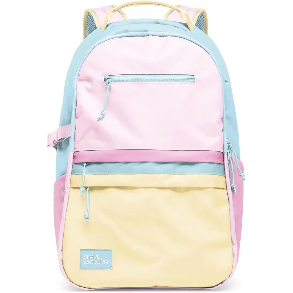 

Elementary to High School Backpack, 20L Capacity, Suitable for Kids and Teens, Sherbet Color