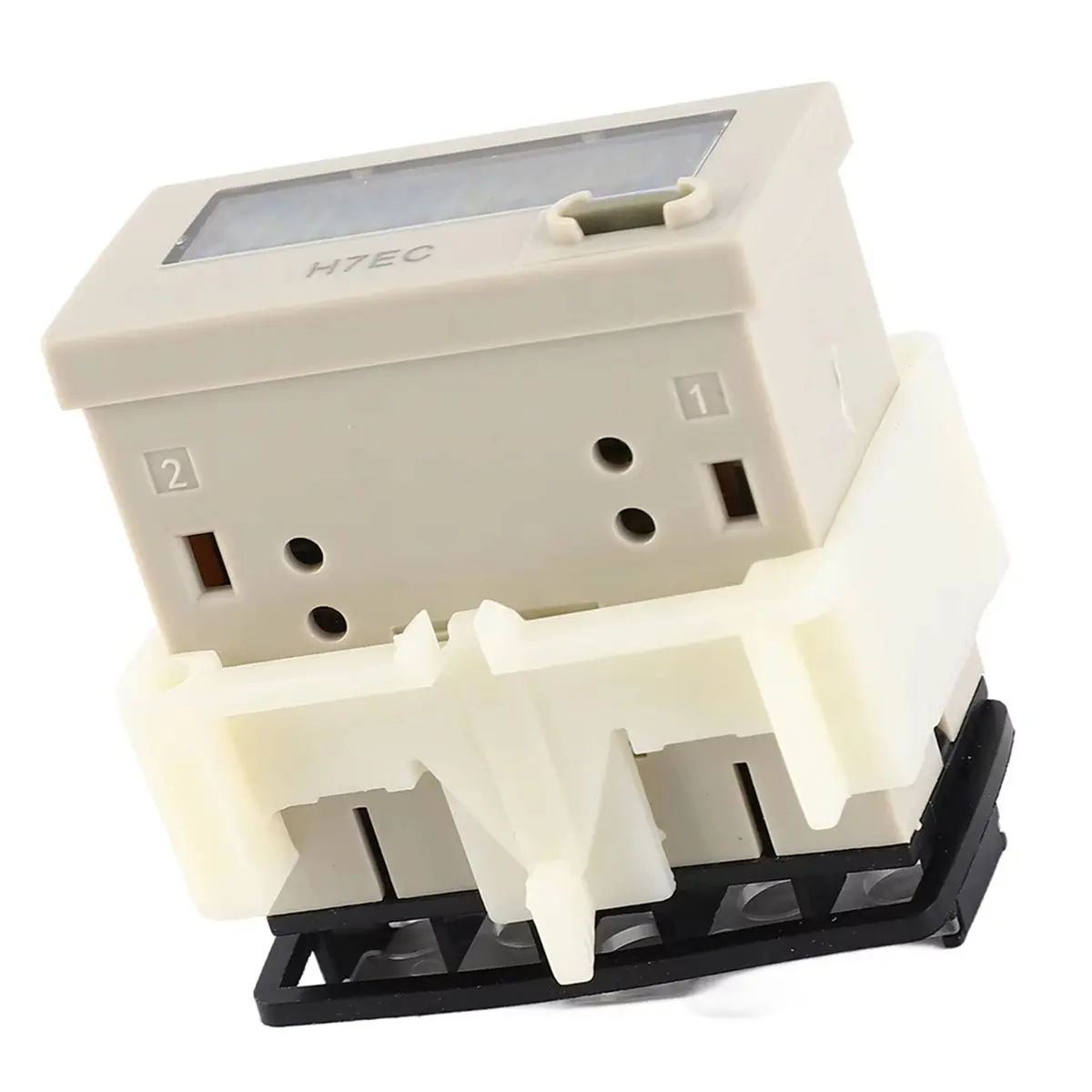 جديد H7EC N بدون جهد الإدخال عداد كهربائي رقمي مع شاشة LCD مكونة من 8 أرقام #2