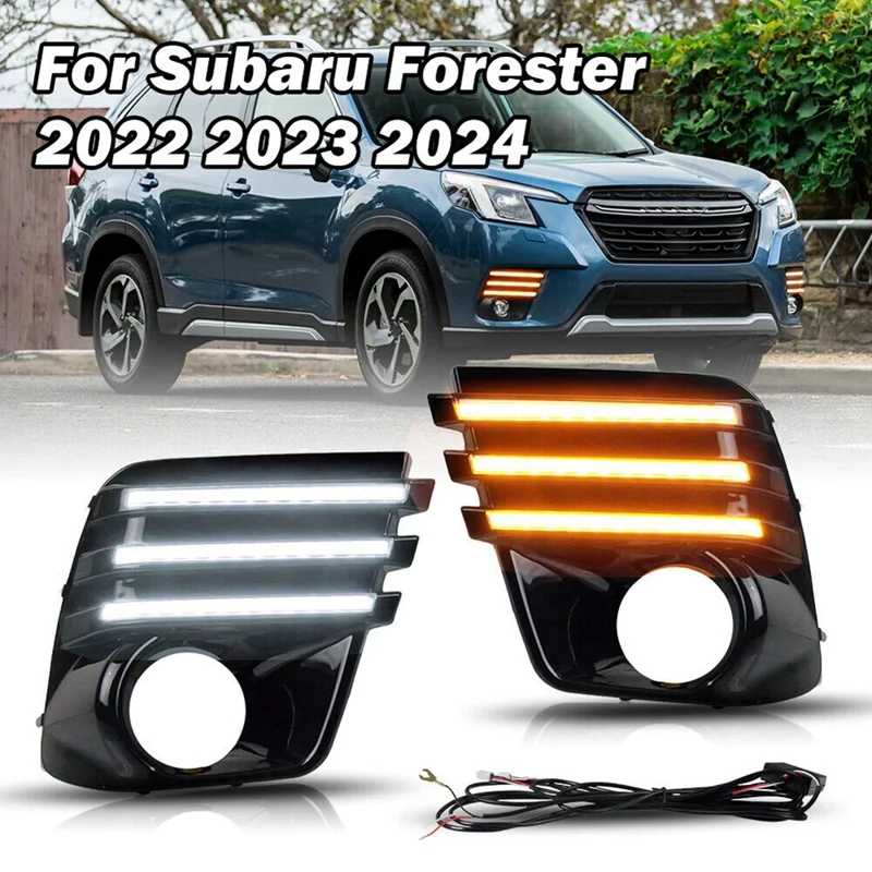 

Автомобильные дневные ходовые огни для Subaru Forester 2022-2024