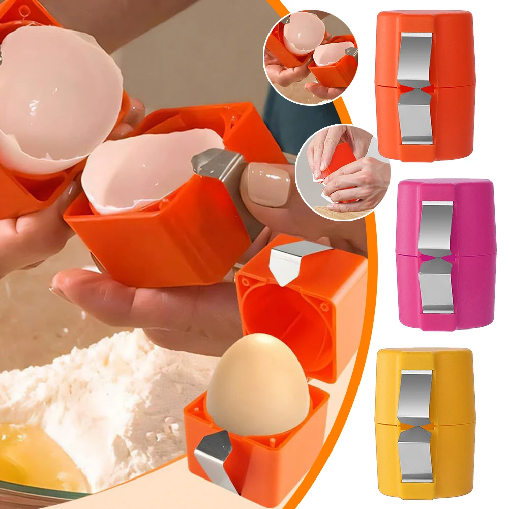 Egg Cracker Tool Multifunctional Peeler Shells Remover Egg Shell Cutter for Cooking Camping Kitchen Gadgets