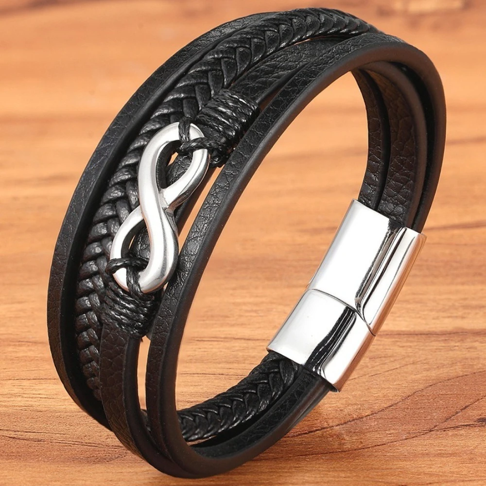 pulseiras-infinitas-de-8-caracteres-aco-inoxidavel-multicamadas-couro-genuino-pulseiras-masculinas-personalidade-joias-de-alta-qualidade