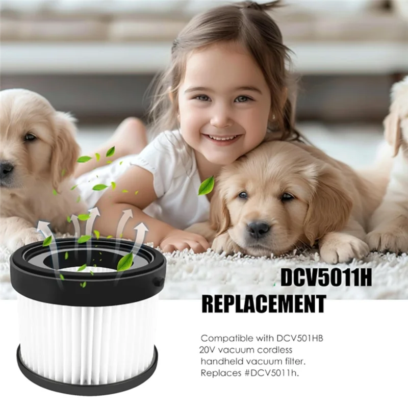 

A78E-DCV5011H HEPA Filter For 20V Cordless Hand Vacuum Ultra Durable Accessories Long Lasting Spare Accessories