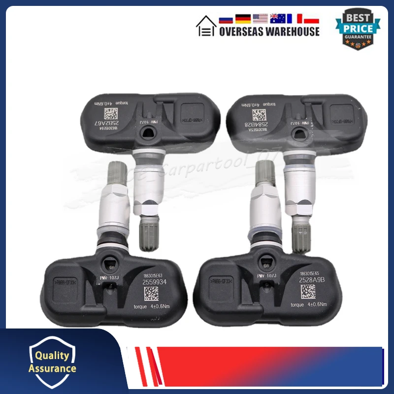 42607-06011 FOR Toyota 4runner Rav4 Corolla 315MHz PMV-107J Set of (4) TPMS Tire Pressure Monitor Sensor 42607-33011 42607-33021