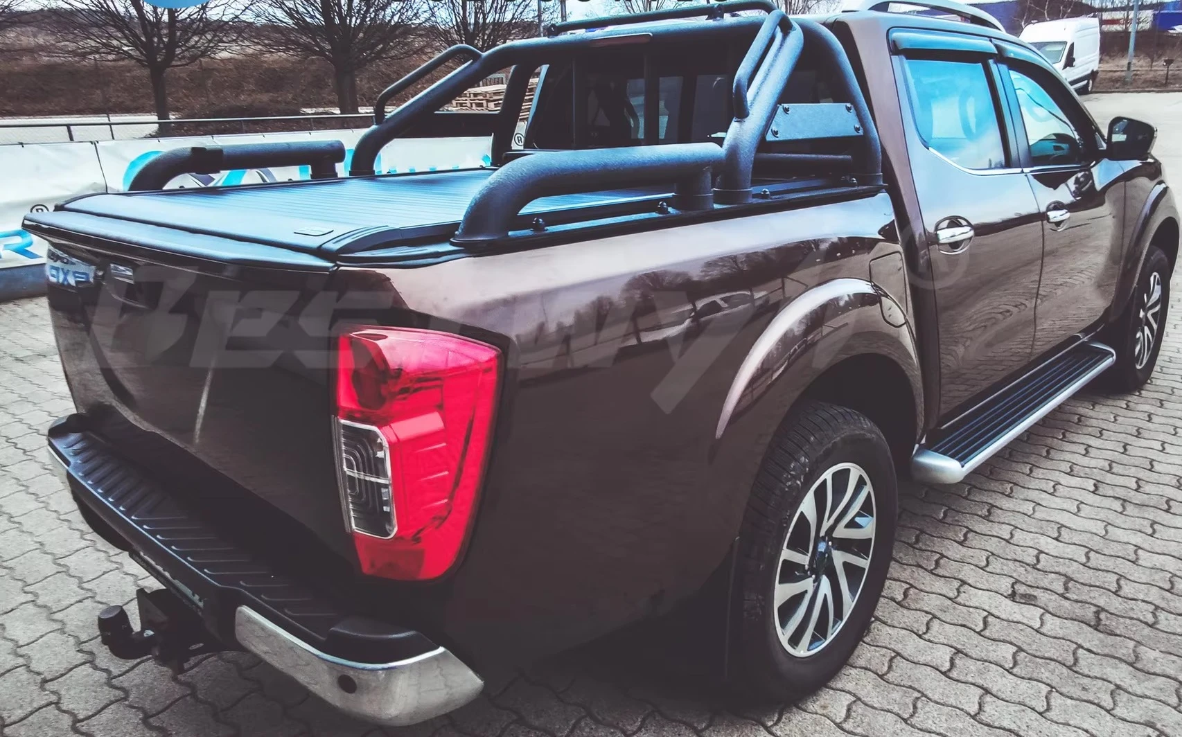 Tapa Batea Pickup Truck Bed Electric Retractable Tonneau Cover For  Navara Np300 Double Cab(Europe)2015+ E-K03C