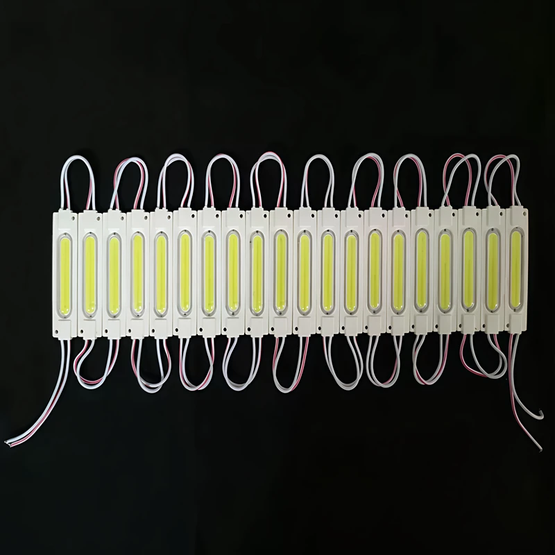 20pcs/lot Injection with Lens COB LED Module Waterproof LED Back Light Backlight for Sign Channel Letter DC12V 2W IP68