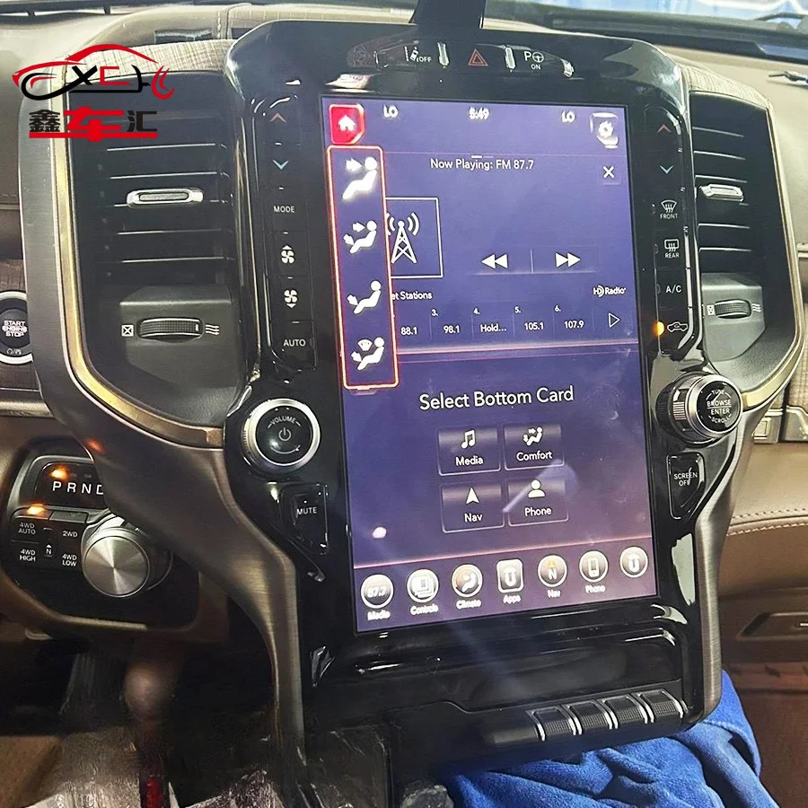 

Big Oled Screen Stereo Navigation For Dodge Ram 2019 - 2023 Android Media Video Player Wireless Carplay Head Uint Auto Radio