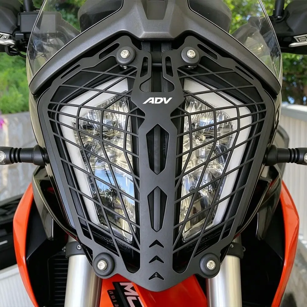 2020-2026 390 Adventure Headlight Protector Grille Guard For 790 890 Adventure R Rally 2019 - 2022 Head Light Cover Protection