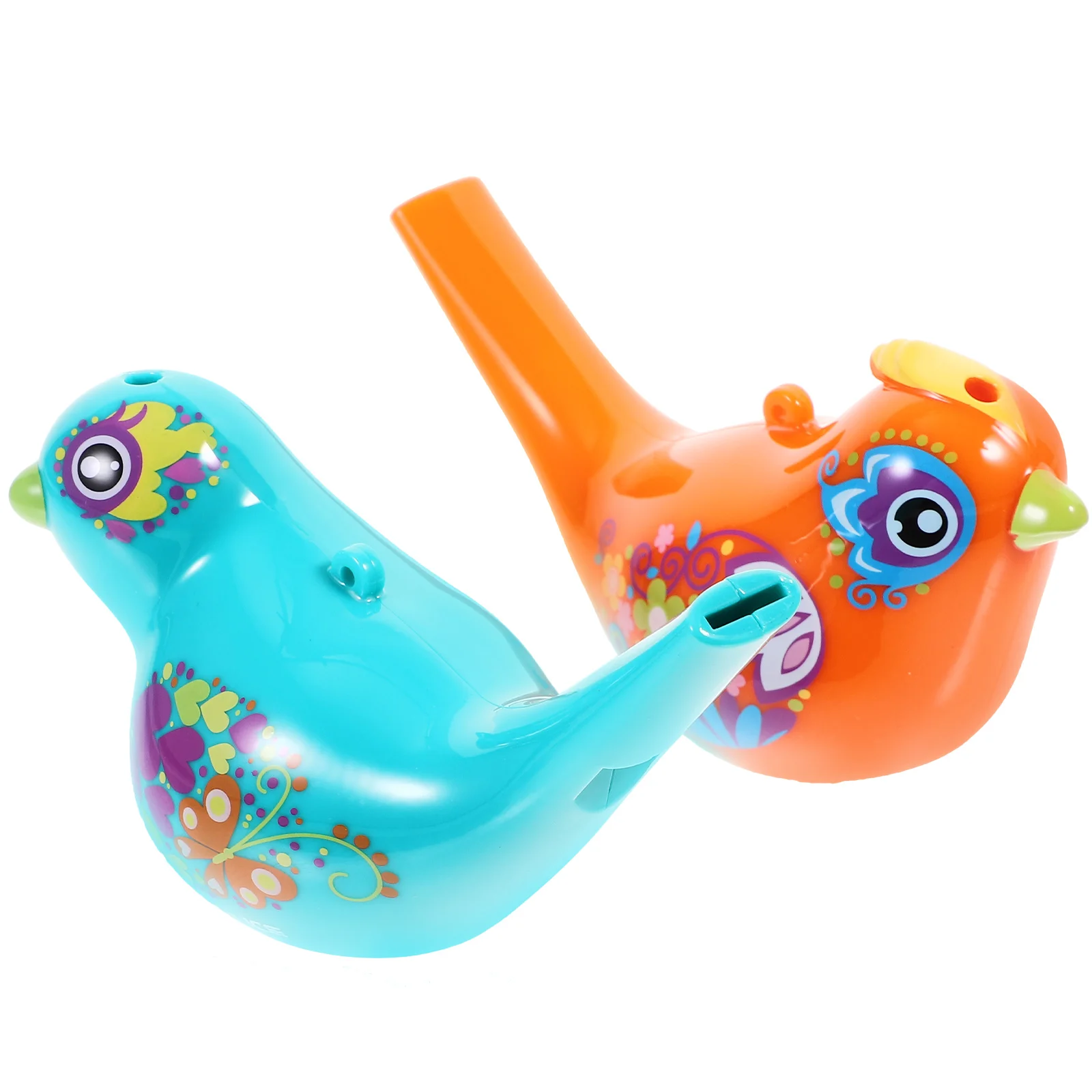 

2 Pcs Children's Whistle Bath Toys Water Bird Shaped Baby Kids Educational Party Pet Call