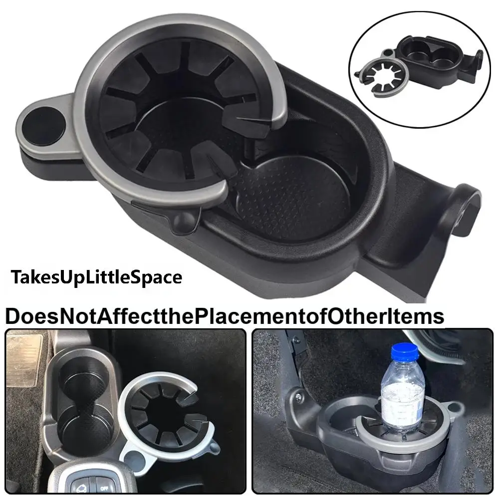 

Car Water Cup Stand Adjustable Multi-Functional Double-Cup Stand Car Central Control Storage Box Cup Holder Extender