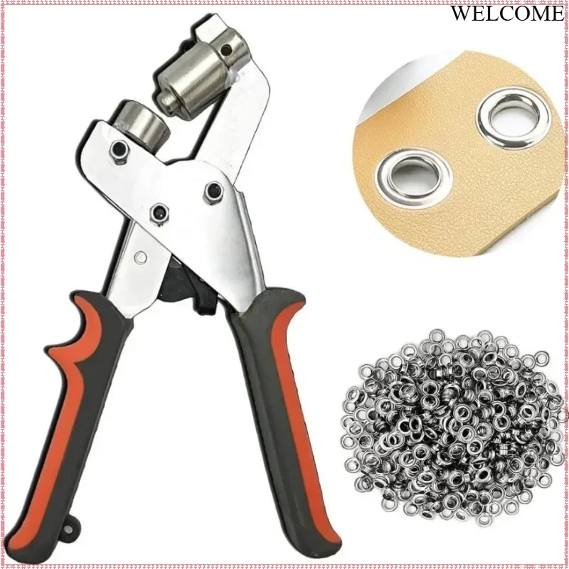 アイレット付き穴あけプライヤー、布地、ターポリン、日よけ用のプロ仕様手動アイレットプライヤー