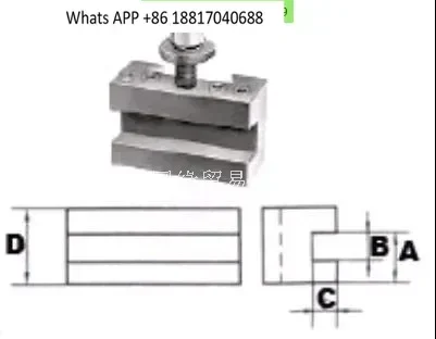 

250-401 Turning tool holder, can hold 25mm tool holder, suitable for 250-400 tool body