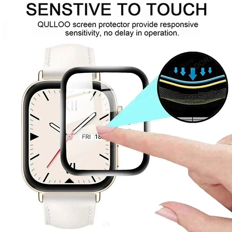 화웨이 워치용 화면 보호대 필름, Fit3 스마트워치 보호대 풀 커버 보호 스크래치 방지 소프트 필름