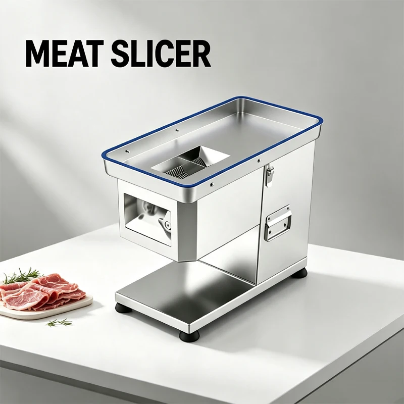 High Power Meat Shredding Machine Electric For Catering Kitchen Commercial Meat Slicer Machine