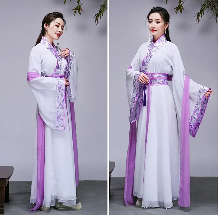 Disfraz chino antiguo de hada para mujer, vestido Hanfu para Cosplay, traje Tang Vintage, traje de princesa Noble Hanfu, Baile Folclórico Nacional