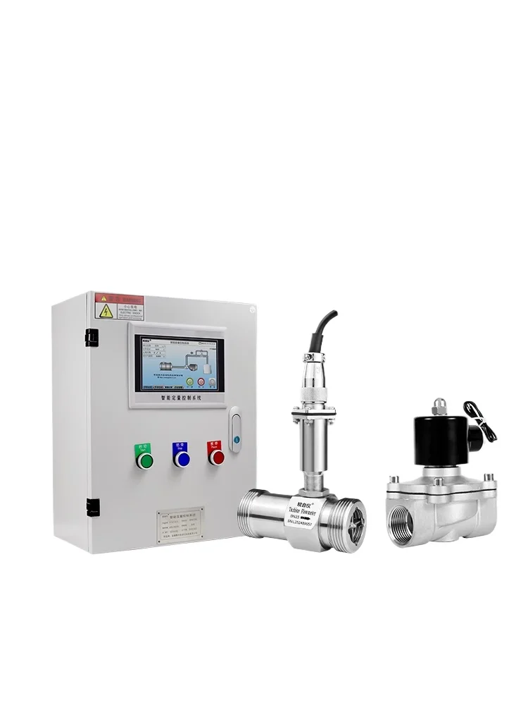Liquid Turbine Flowmeter Sensor LWGY Transmitter 4-20mA Pulse RS485 Water Air Gas Oil