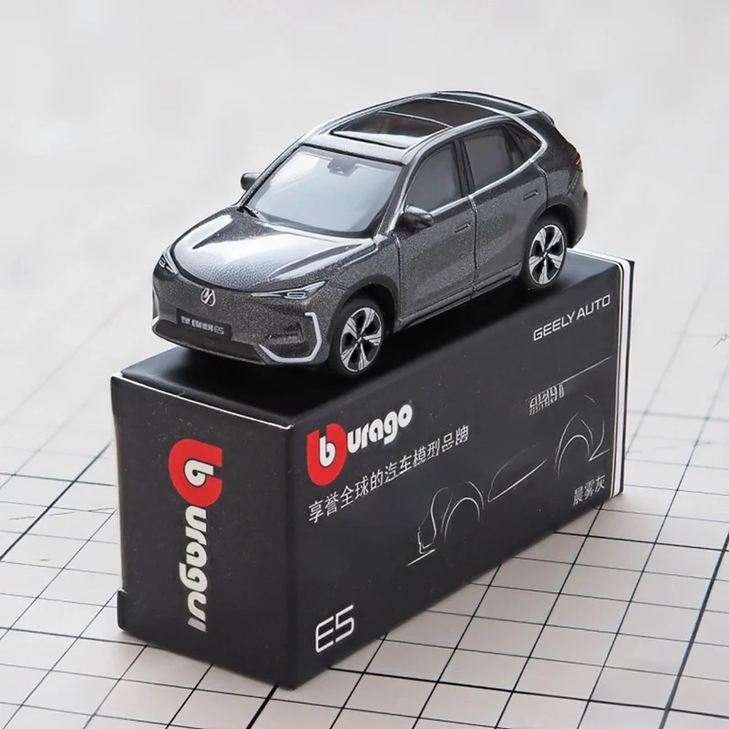 

Bburago 1:64 Geely E5 EX5 Alloy SUV Car Model Diecasts Metal New Energy Vehicles Car Model Simulation Miniature Scale Kids Gifts