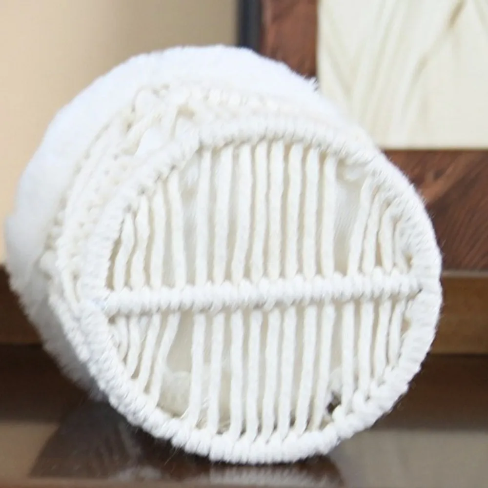 Decorative Items Cotton Rope Weaving Storage Basket Boho Style Leaf Desk Organizer Hollow Out Creative Storage Case Nightstand