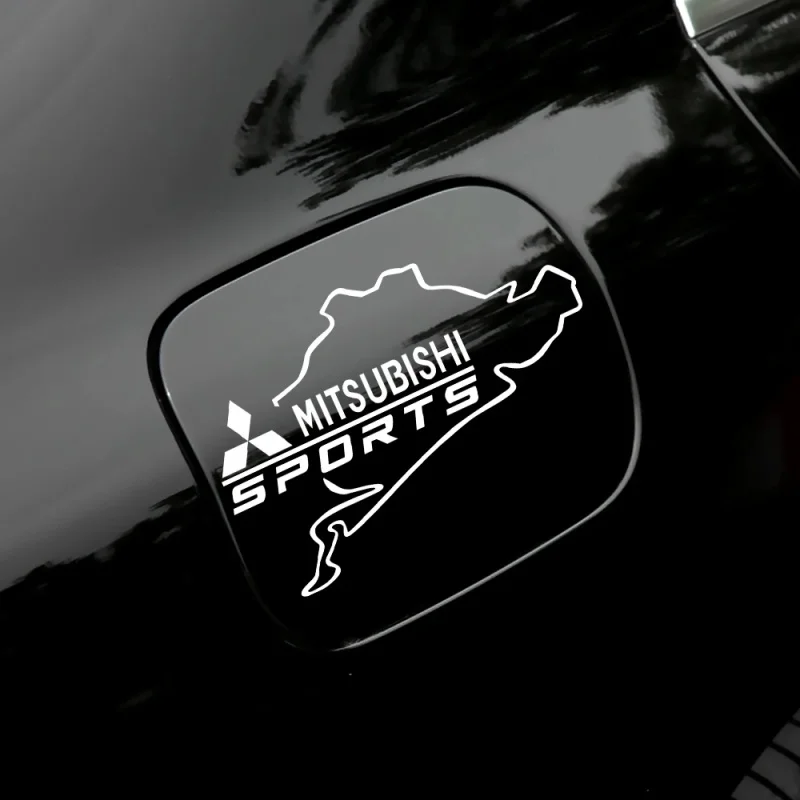 

Car Fuel Tank Cap Decal for Mitsubishi Compatible with All Models Pajero Outlander Lancer Eclipse Cross Styling Sticker Exterior