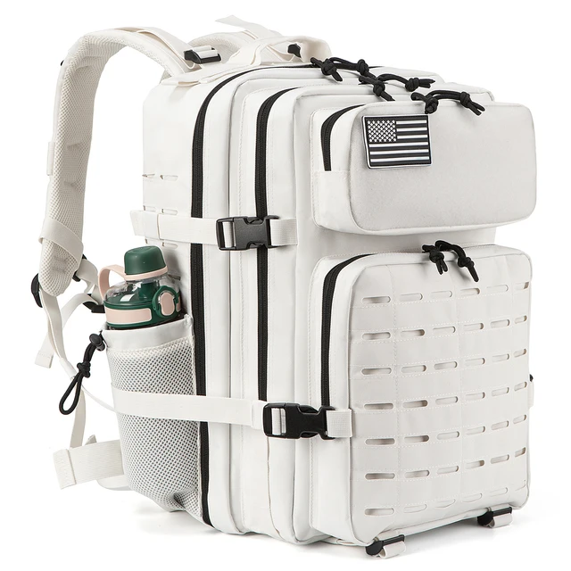 25L/45L Plecak taktyczny dla mężczyzn i kobiet Outdoor Survival Bug Out Bag Mały plecak szkolny Hking z uchwytem na butelkę