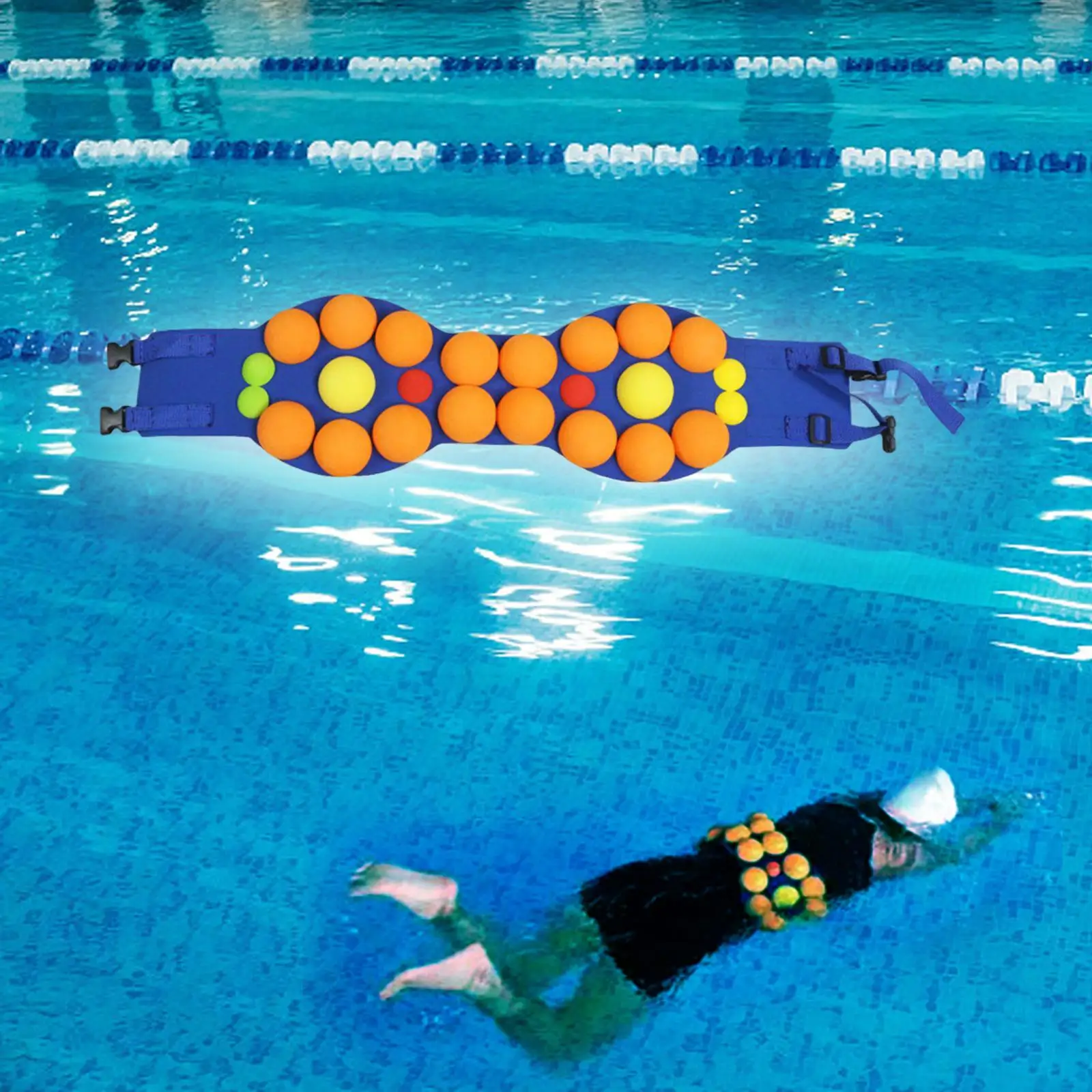Learn Swim Protable Comfortable Lightweight Swim Waistband Equipmennt
