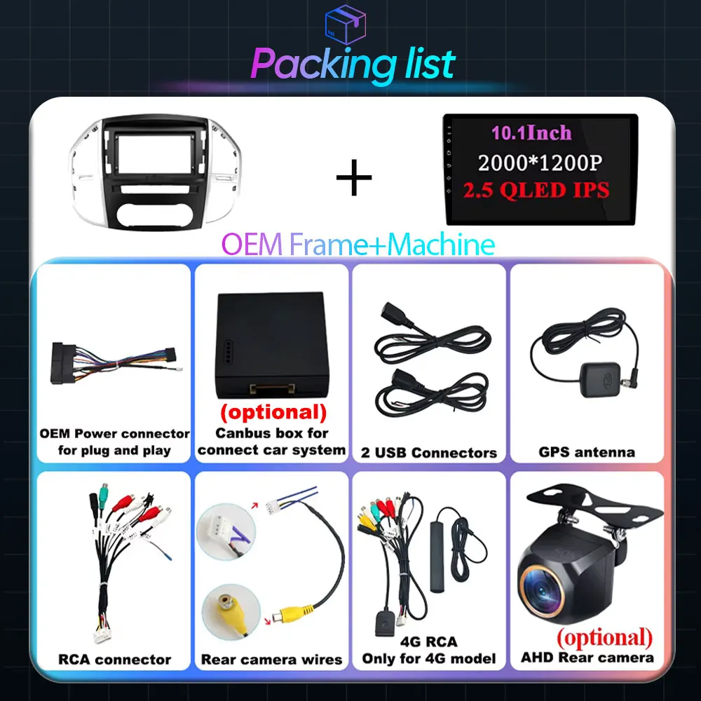 9 Inch Android14 For Mercedes Benz Vito 3 W447 2014 2015-2020 Style Navigation Car GPS Auto Multimedia player Stereo screen