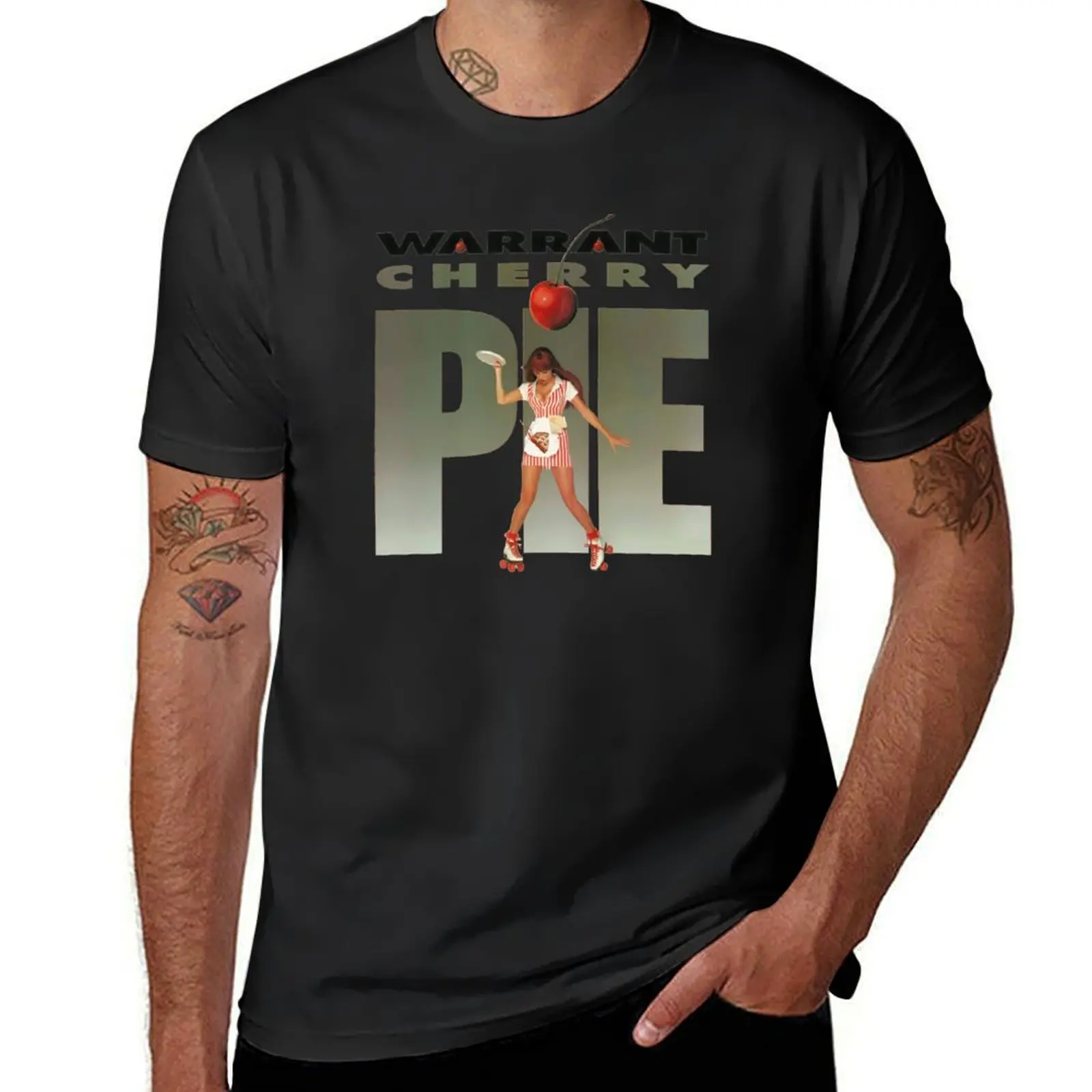 

Warrant's Cherry Pie album cover T-Shirt cute tops Aesthetic clothing t shirts men