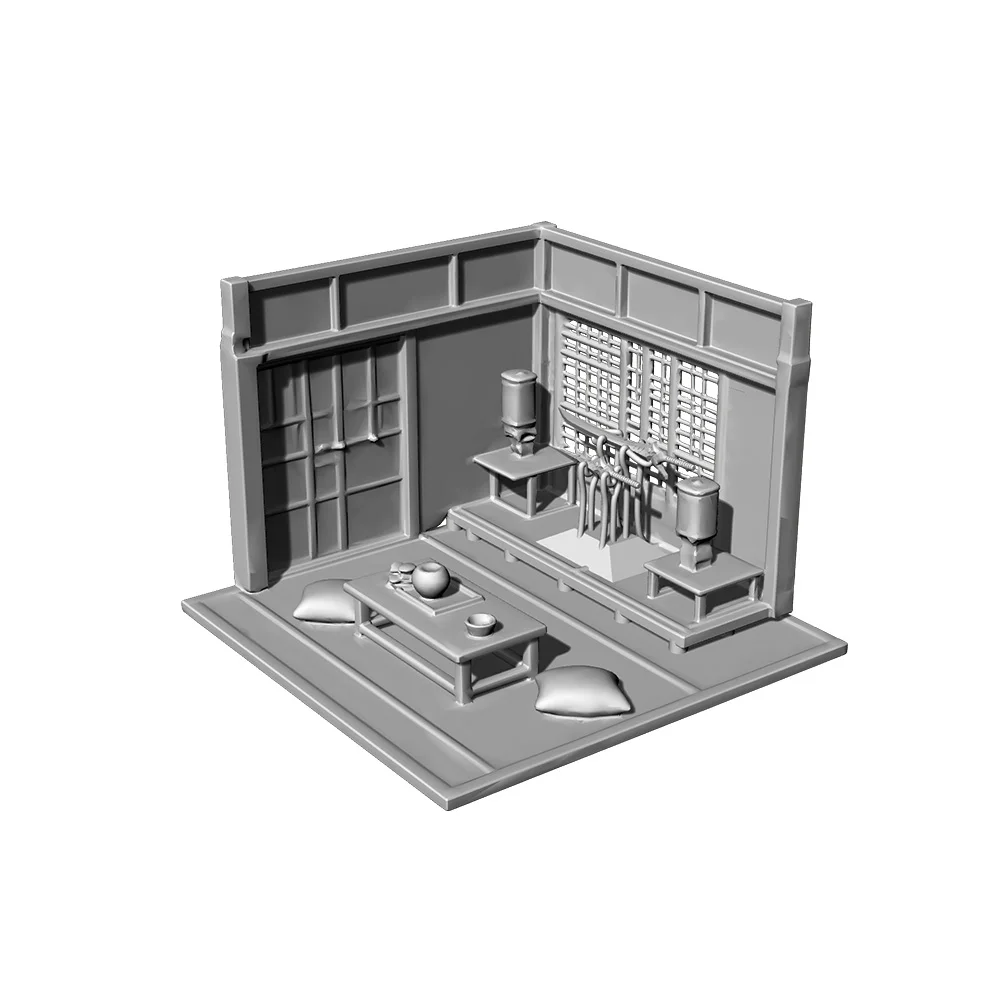 

RHMG 1/- 3D Printed Architectural Model Decor Miniature Building Ornament For Deskdesktop Ornament