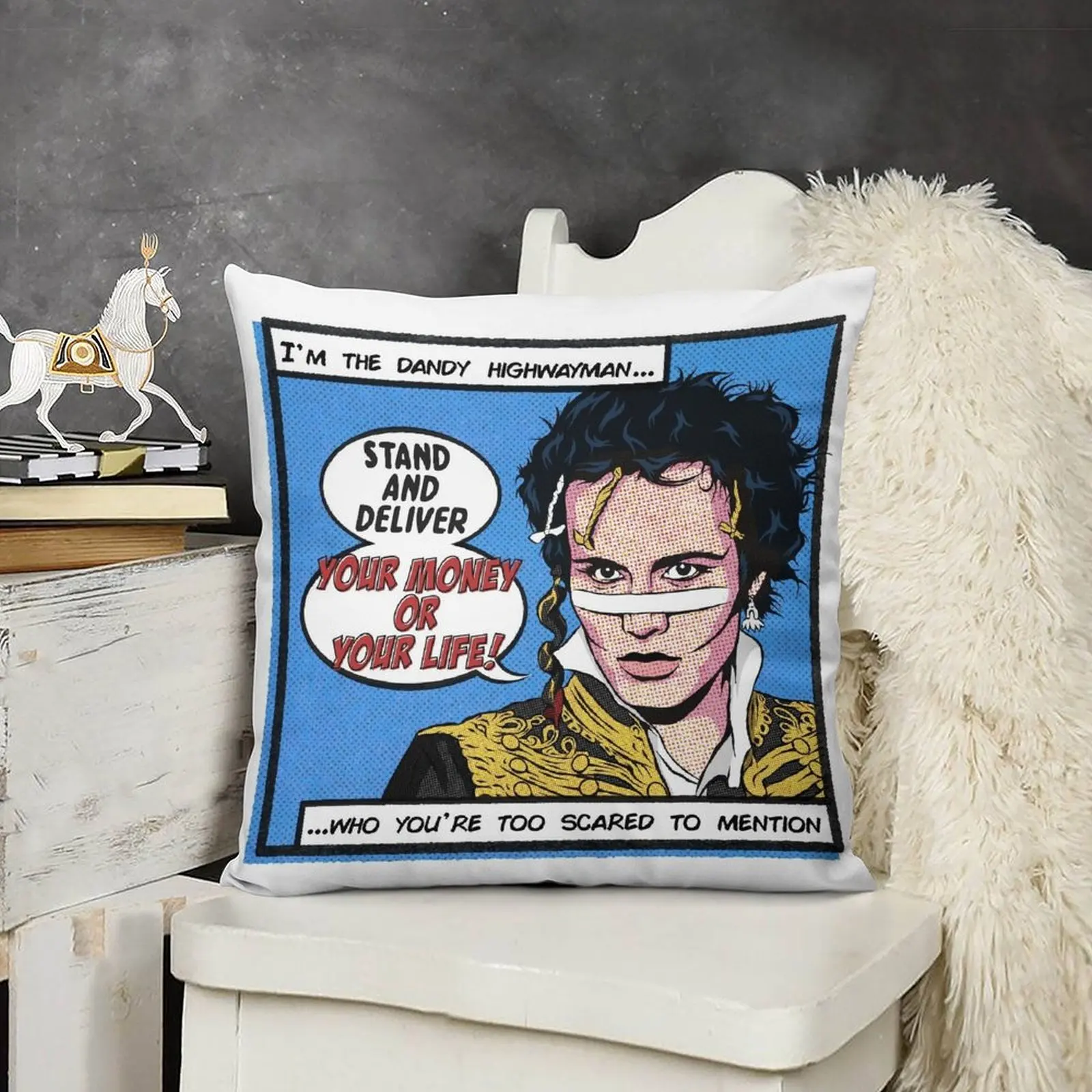 

The Highwayman Throw Pillow Sofa Cushions Cushion Child pillows decor home pillow