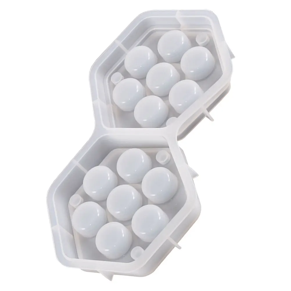 

Storage Box Mold Silicone Resin Jewelry Box Molds Epoxy Hexagonal Diy Storage Case for Accessories Beads Dried Flowers