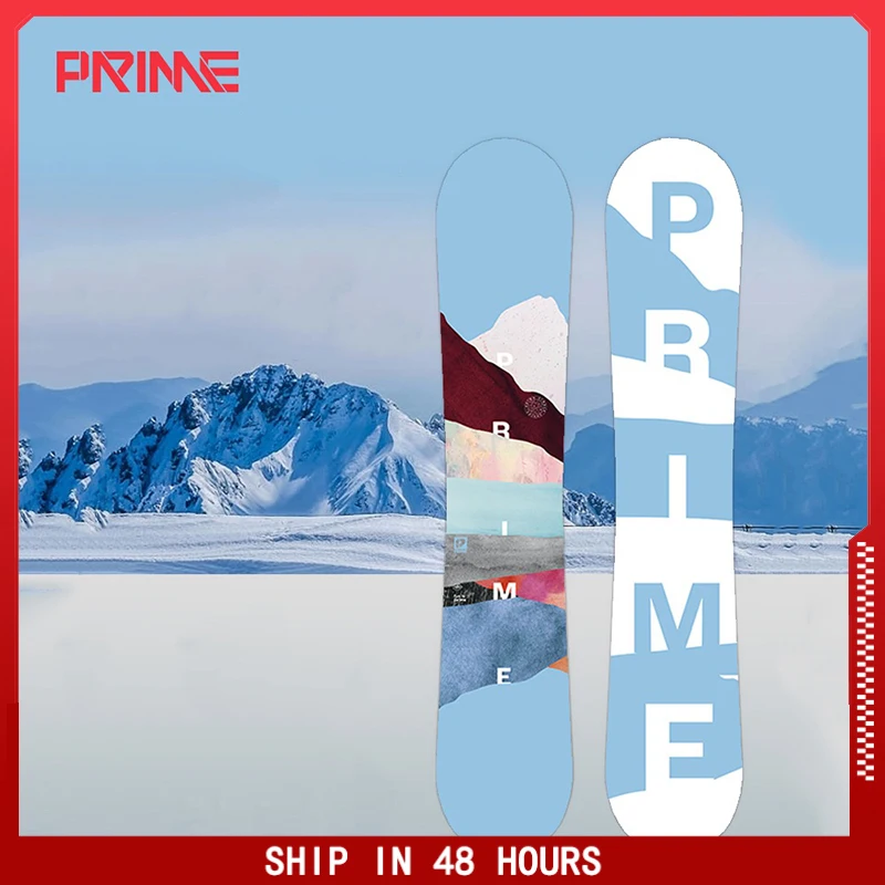 

PRIME 150CM Snowboard Women Men Beginner Winter Ski Board All-around Snowboard Park Area Flat Flower Board Adult Skiing