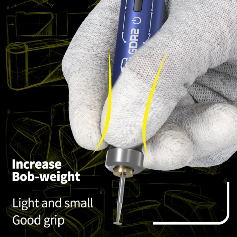 

MECHANIC GDR2 Multifunctional Electric Polishing Pen Tool for Mobile Phone Repair - Motherboard PCB IC Chip CPU Drilling Cutting