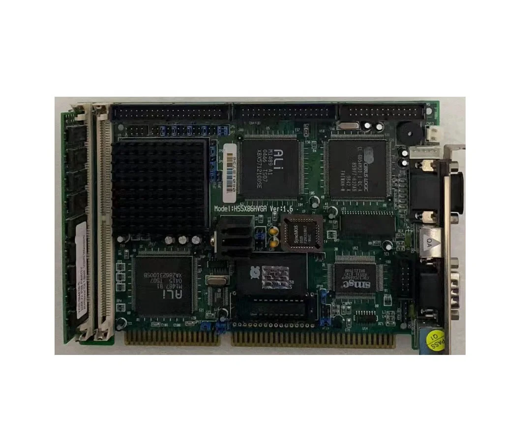 IEI Original genuine HS5X86HVGA Ver:1.6 586 ISA semi-longboard industrial computer motherboard