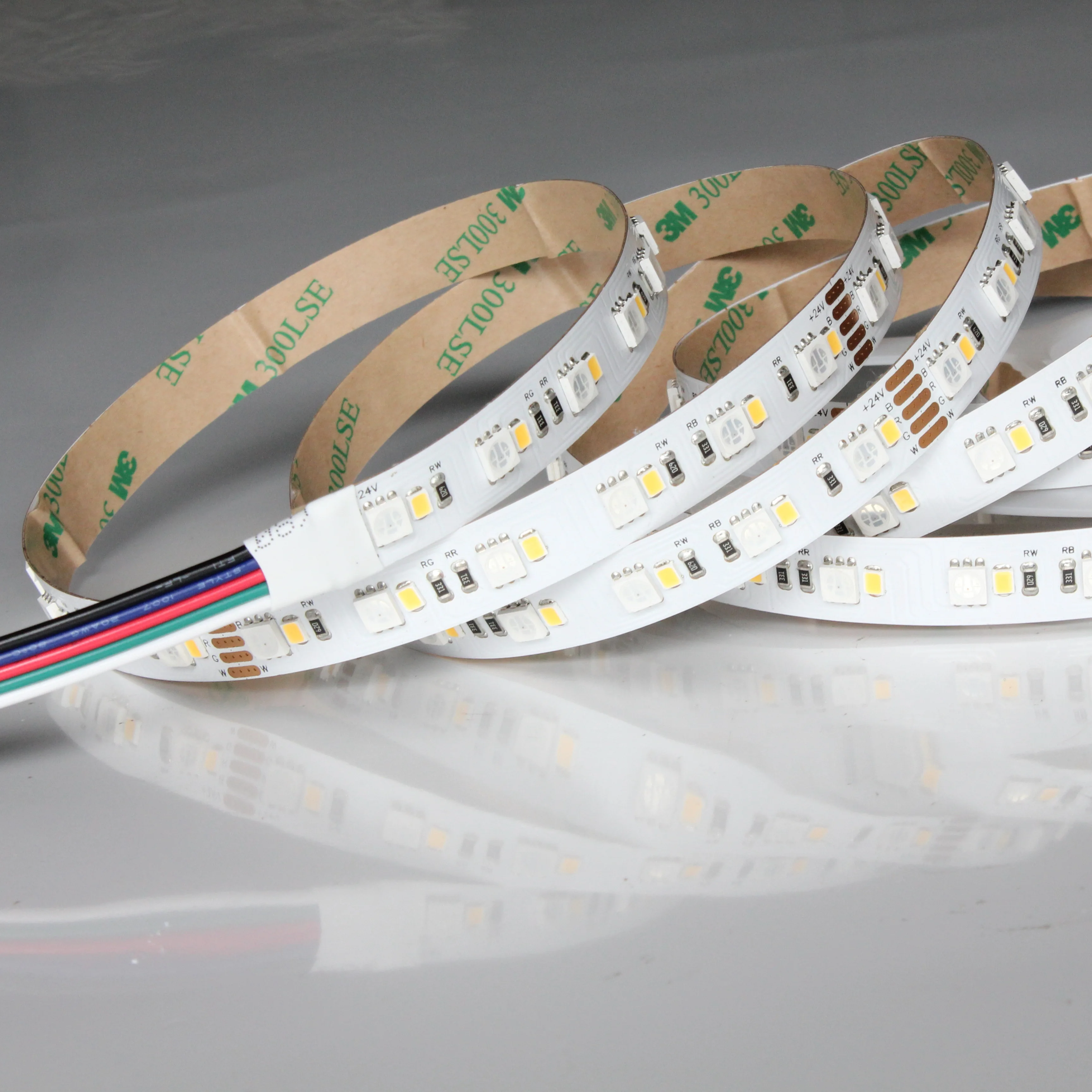 

RGBW led strip, 60pcs 5050 led + 60pcs 2835 led per meter,12mm FPC, ww(3000-3500k) /pw(4000-4500k)/cw(6000k) or RGB color