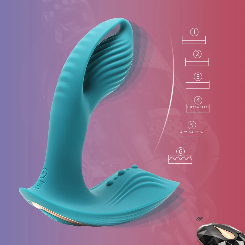 Women Wand Rechargeable Massager Remote Control Heating Vibrator Wireless Wearable Sex Toys G-Spot Masturbator