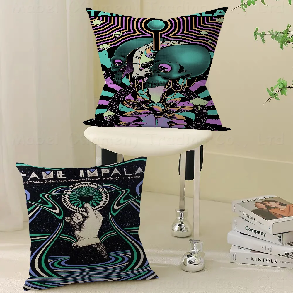 

Popular Band Singer Star Tame ImpalaPillowcase Toon Gift Cushion Cover Bedroom Home Sofa Chair Seat Decor Pillow Case