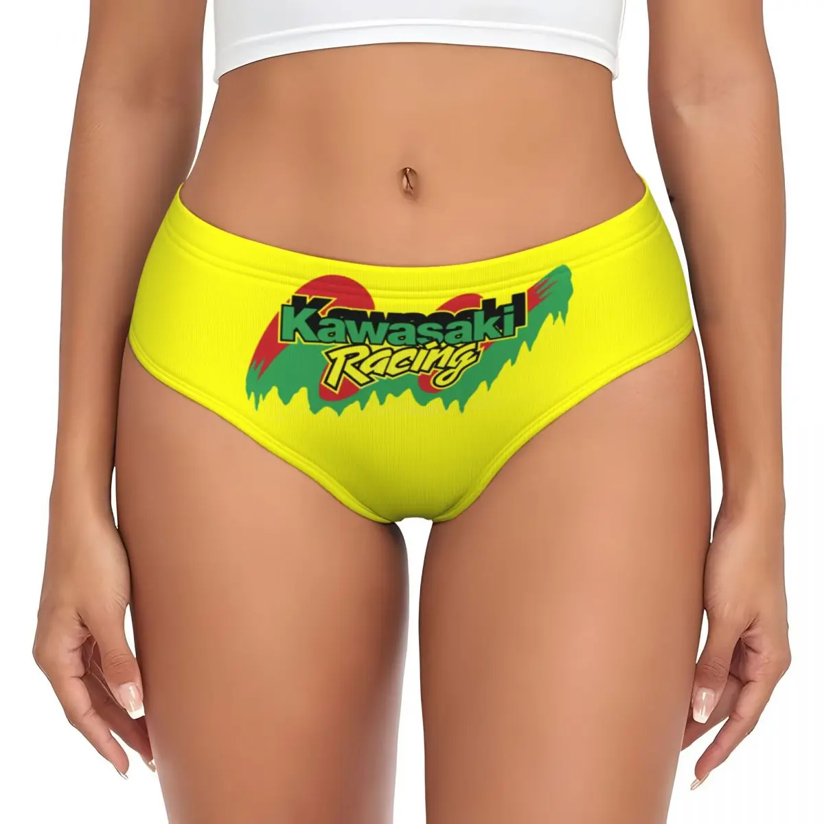 Custom Sport Racing Motorcycles Kawasakis Briefs Underwear Womens Comfortable Stretch Panties