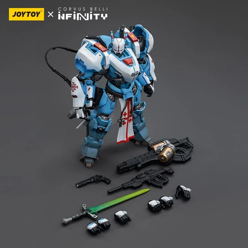 [W magazynie] JOYTOY INFINITY figurka PanOceania rycerz świętego Sepulchre figurka Anime wspólny ruchomy Model kolekcjonerski zabawka