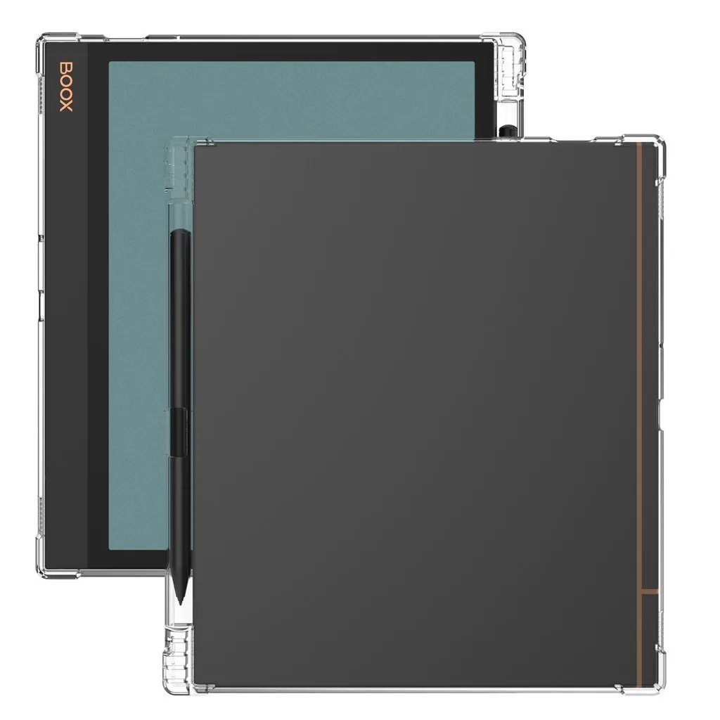 Funda transparente para tableta Onyx Boox Note Air3 C/Note Air3 B/W, cubierta trasera ligera y Flexible con portalápices, 10,3"