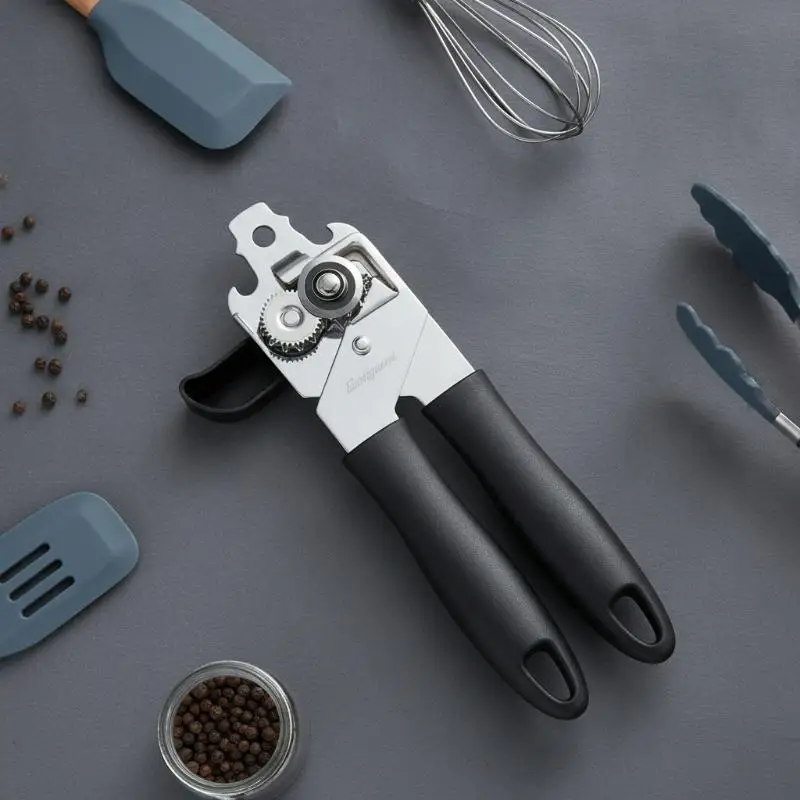 Manual Bottle Opener Professional Easy Operation Multifunctional Tin Can Jar Opener for Home Kitchen Seniors Daily Use