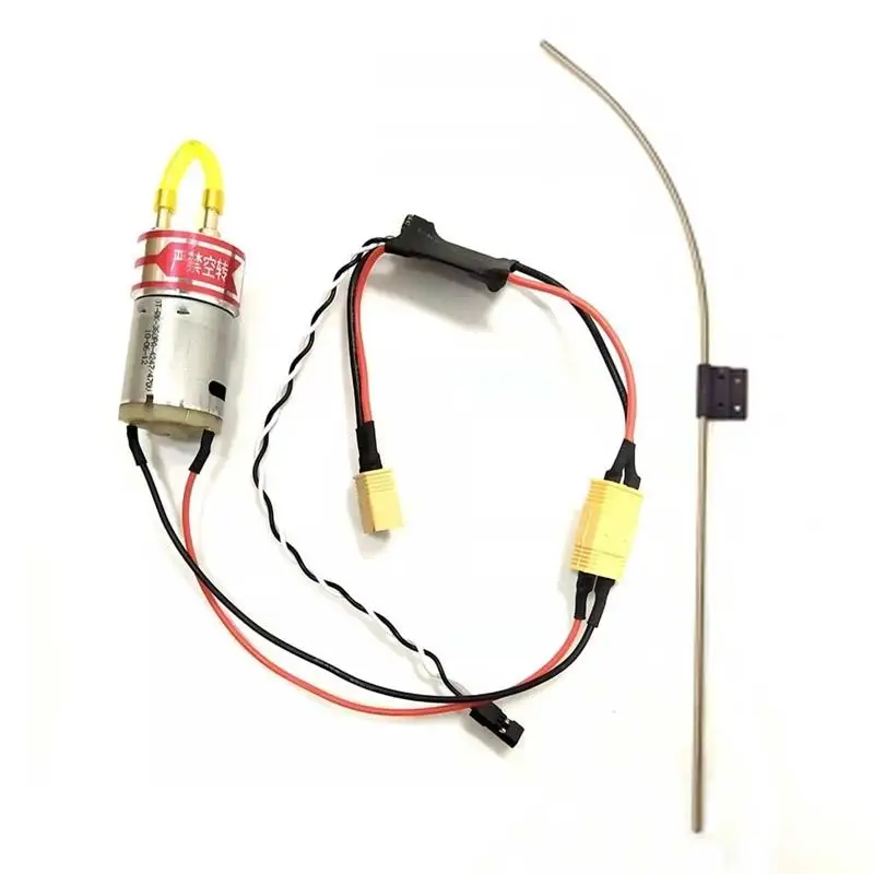 Metal Oil Pump with XT60 Port Transfer Steel Tube 20A Speed Regulator RC Model Smoke System for Fixed Wing Airplane Turbojet