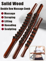 Full Body Universal Massage Stick Made Of Carbonized Beech Wood to promote muscle and massage the abdomen, unclog the thin belly