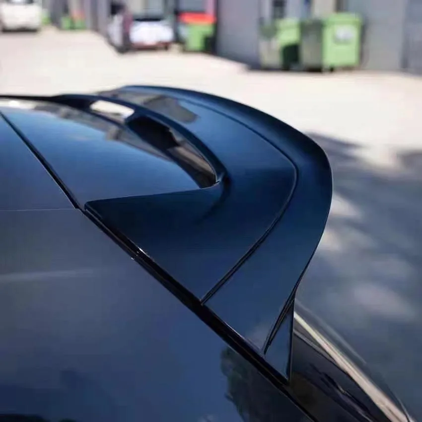 CS ClubSport Style Dachspoiler-Kit Tuning für VW Golf 8 MK8 GTI GTD R 2020-2024 ABS Schwarz Auto Heckspoiler Flügel