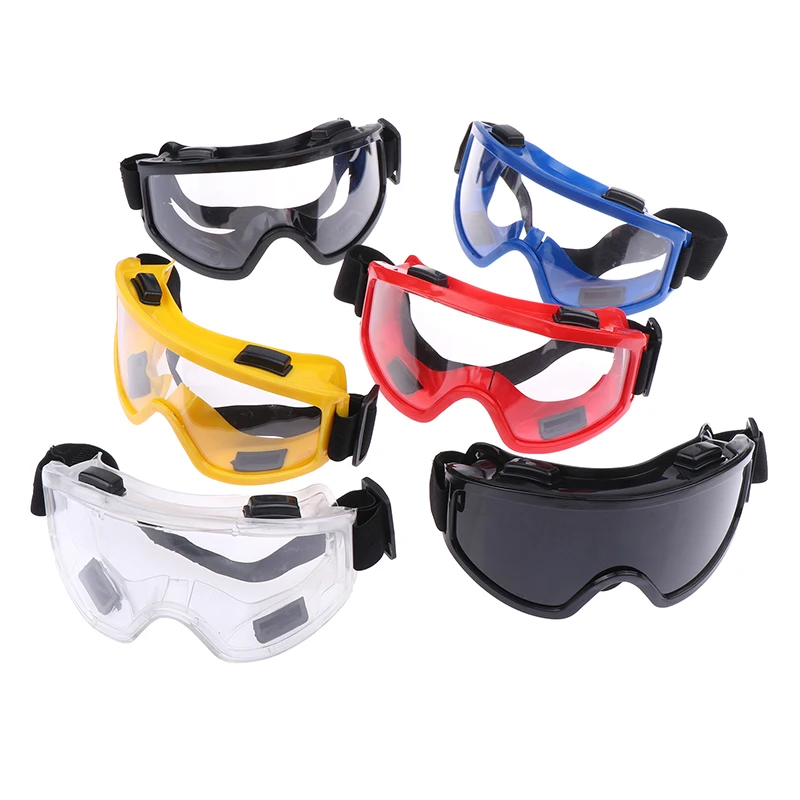 Safety Goggle Anti Splash Dust Proof Work Lab Eyewear Eye Protection Industrial Research Safety Glasses Clear Lens