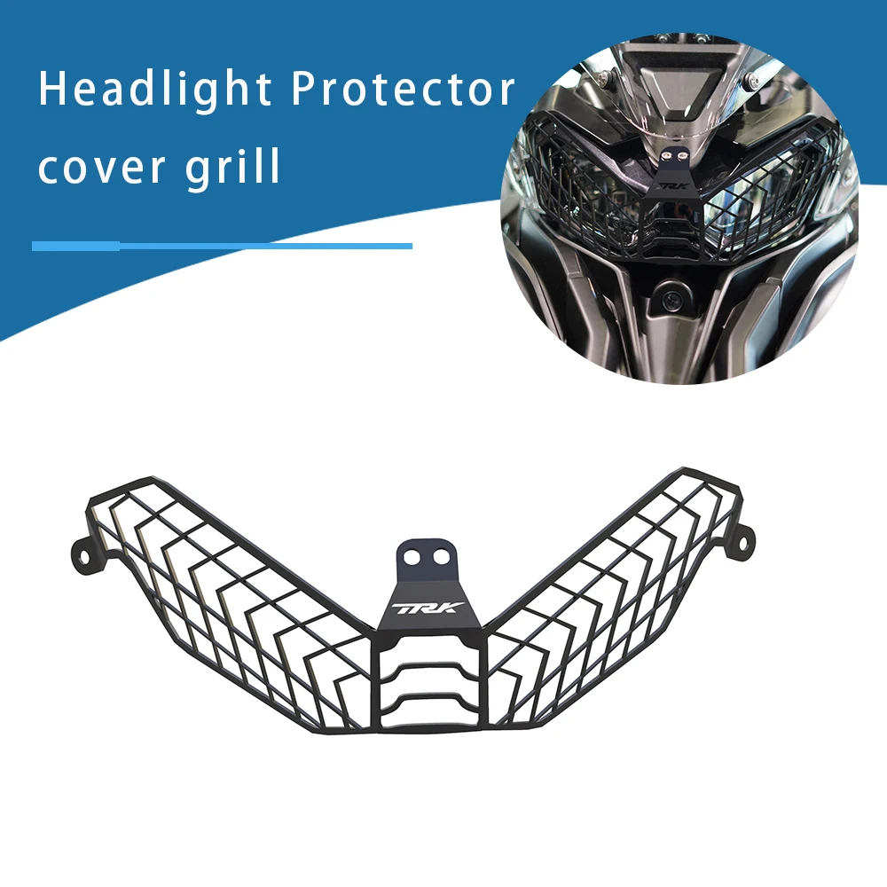 

For Benelli TRK 702 TRK702 TRK702X 2022 2023 Motorcycle Head Lights Protector Covers TRK 702X Headlamp Headlight Guard Grill