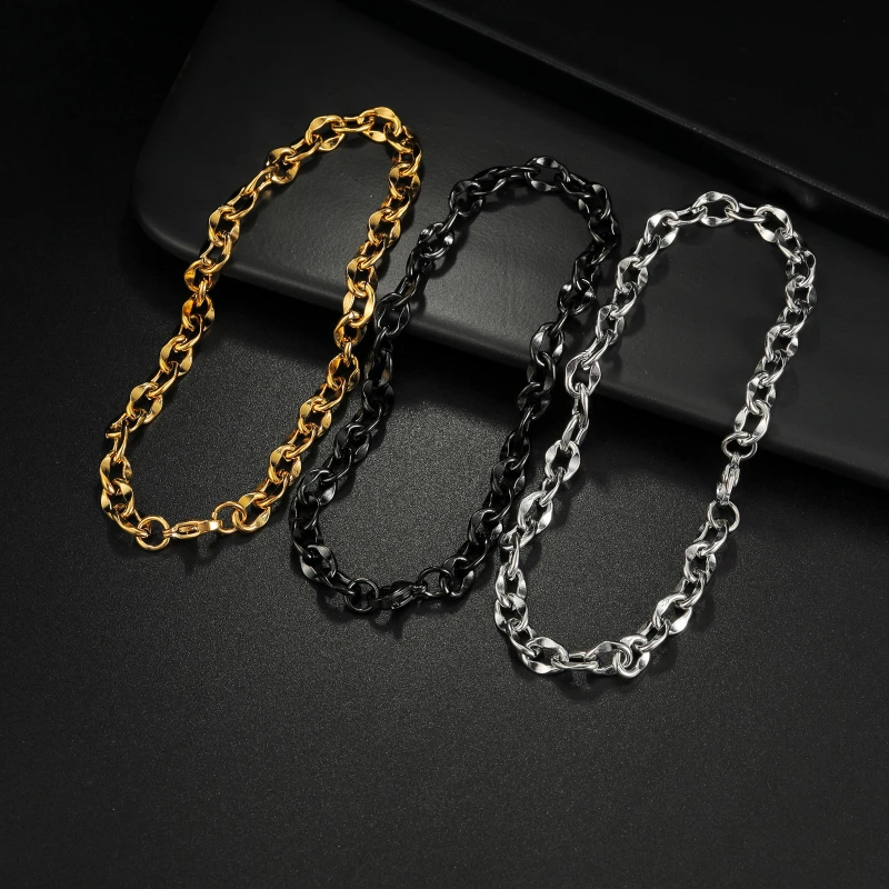 

European and American Fashion Hip-hop Trend Titanium Steel Bracelet Simple and Fashionable Party Gift