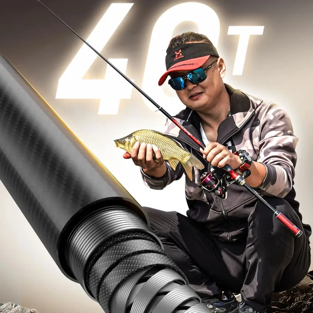 

HISTAR Lingzhi Telescopic 40T Upgrade Silicon Nitride Ceramic Guides Comprehensive Slide Light Slim Rock High Carbon Fishing Rod