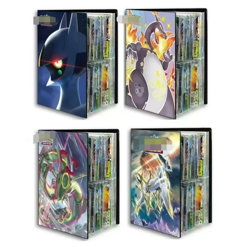 26New Charizard Squirtle Holder Binder Collections Holder Anime Card Protector Notebook  Album 240PCS Card Wholesale  Christmas