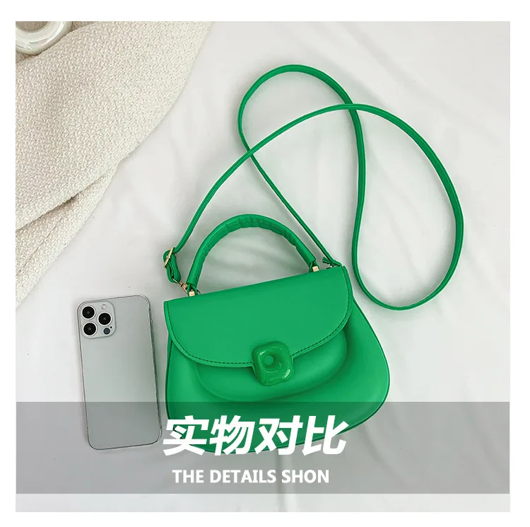 Fashion Tote Women\'s Shoulder Bag 2023 New Saddle Bag Versatile Ins Trendy French  Purses Messenger Crossbody Bag Sac A Main