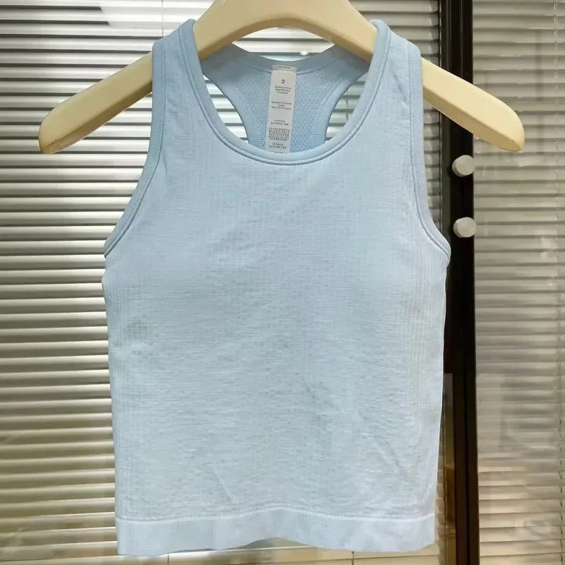 

Lemon Women EBB Yoga Sports Vest Sport Jacket Shape Tank Top Fitness Sleeveless Shirt Spring and Summer Bra with Chest Pad